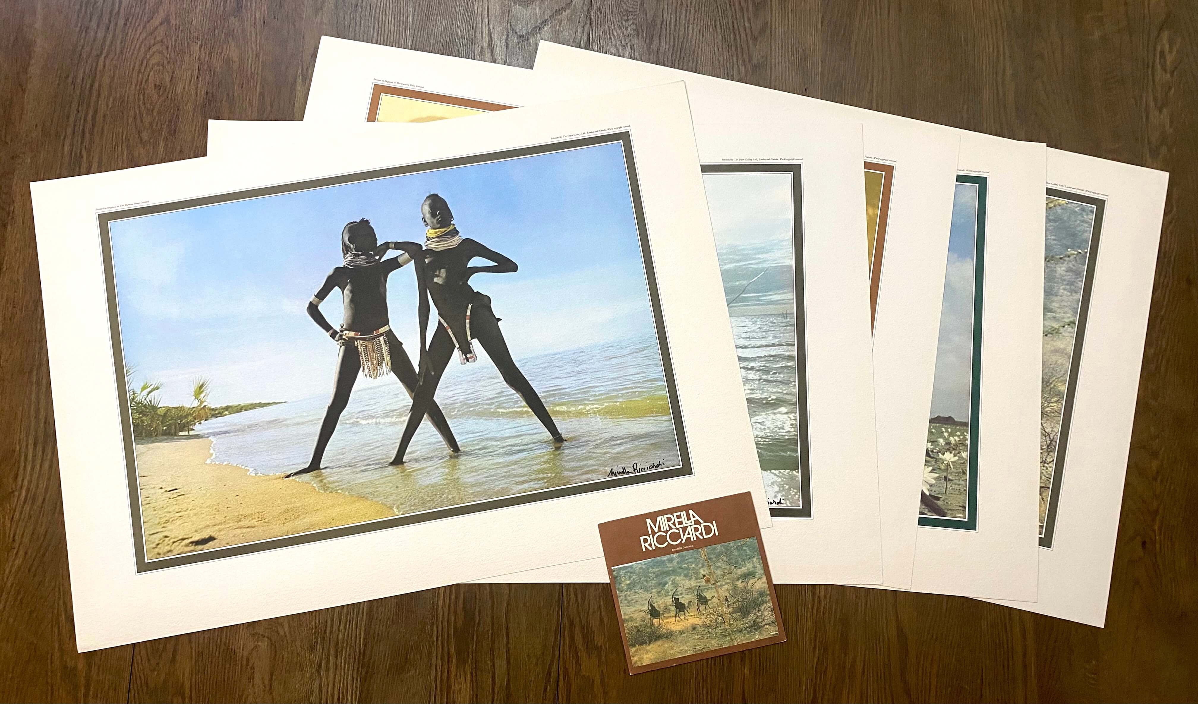 Vanishing Africa Colour Litho Pamphlet and 5 hand signed posters originally printed in 1971