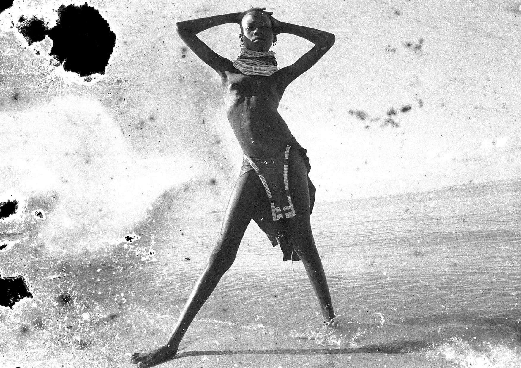 Young Turkana Girl in Lake