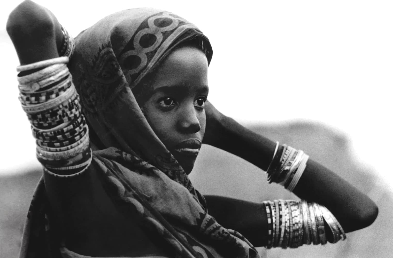Young Orma Girl Wearing Bracelets