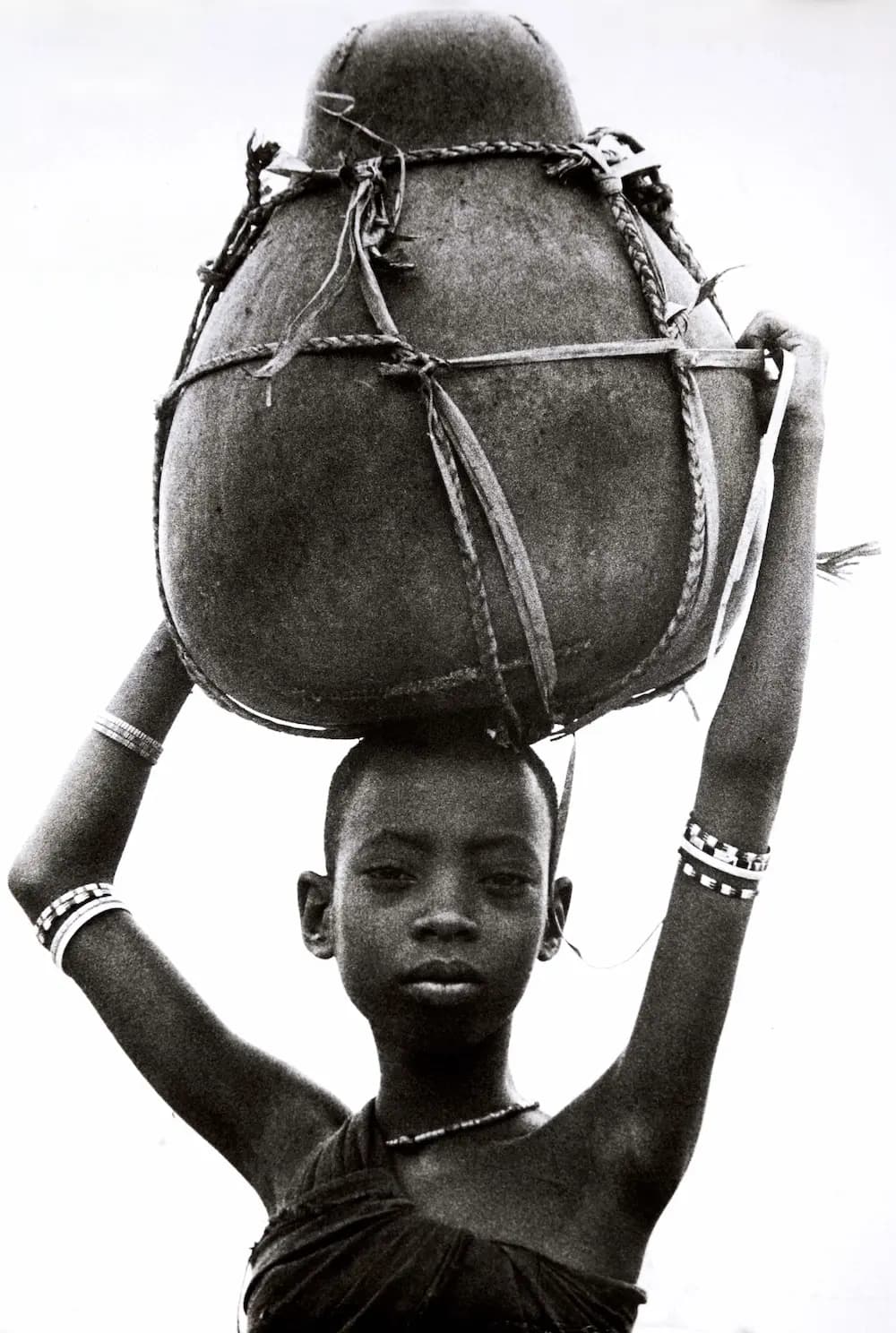 Orma Girl with Kibuyu on her Head