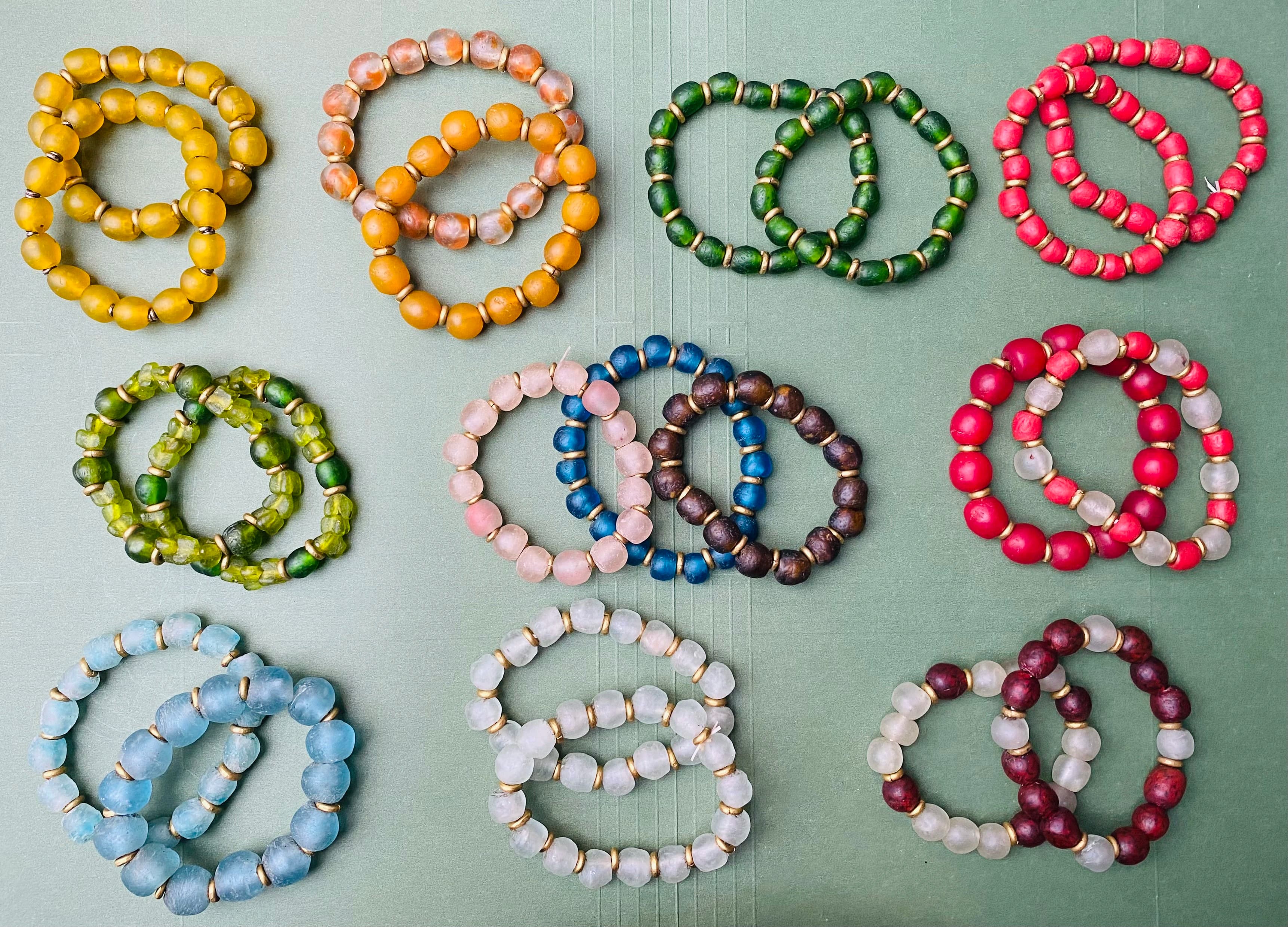 MRV91 - Glass Bead Bracelets
